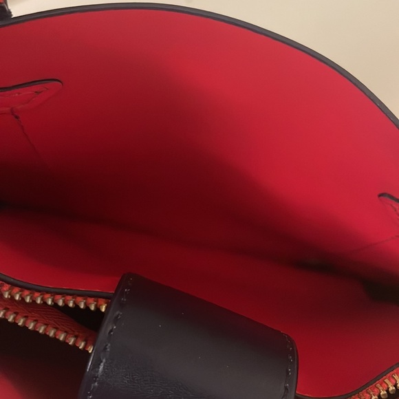 Kate spade leather blue and red handbag - Picture 5 of 6